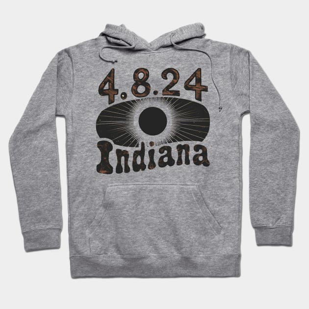 Solar eclipse apparel Indiana Hoodie by Positively Petal Perfect 